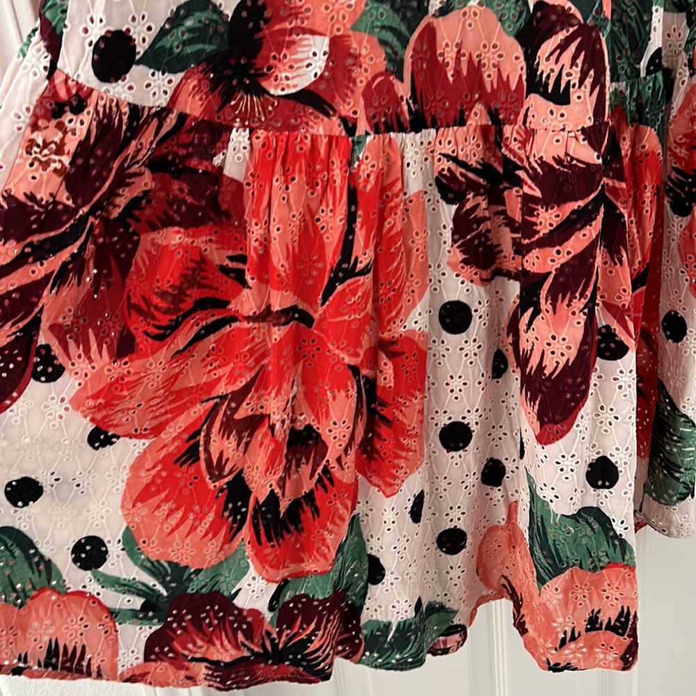 Farm Rio x Anthropologie Riviera Eyelet Maxi Dress - Picture 14 of 14